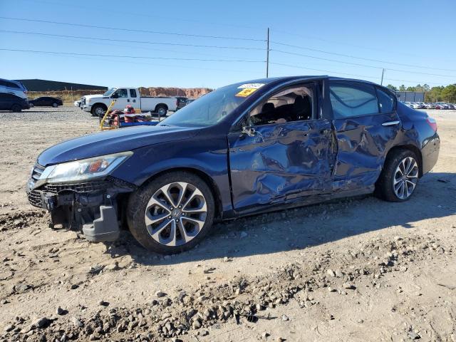 1HGCR2F53FA044600 - 2015 HONDA ACCORD SPORT BLUE photo 1