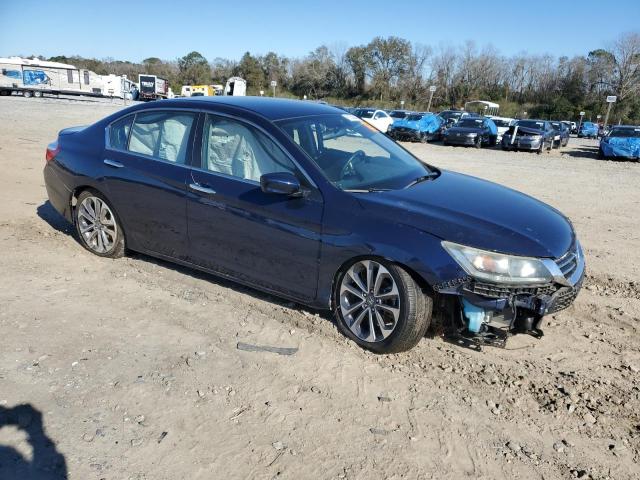 1HGCR2F53FA044600 - 2015 HONDA ACCORD SPORT BLUE photo 4