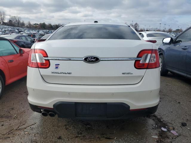 1FAHP2EW7AG134994 - 2010 FORD TAURUS SEL WHITE photo 6