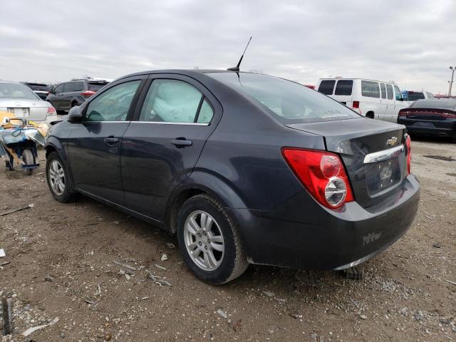 1G1JC5SHXD4135862 - 2013 CHEVROLET SONIC LT GRAY photo 2