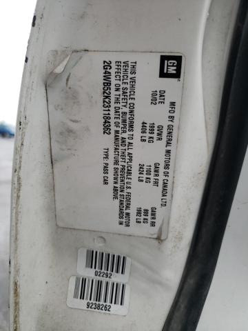 2G4WB52K231184362 - 2003 BUICK REGAL LS 白色 照片 12