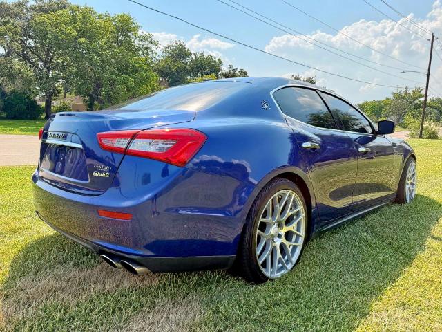 ZAM57RTA0E1087454 - 2014 MASERATI GHIBLI S ლურჯი ფოტო 4