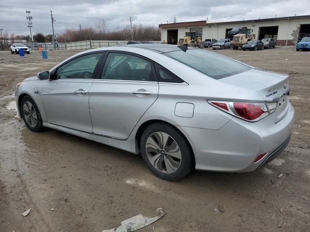 KMHEC4A43FA124123 - 2015 HYUNDAI SONATA HYBRID SILVER photo 2