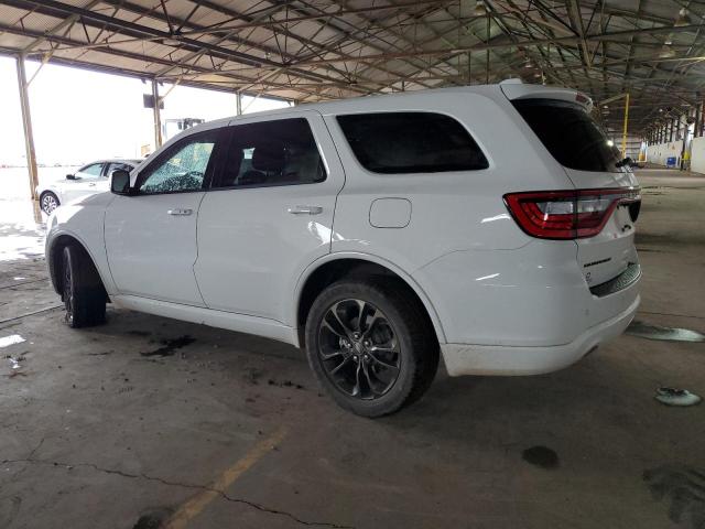 1C4RDHDG4LC102857 - 2020 DODGE DURANGO GT WHITE photo 2