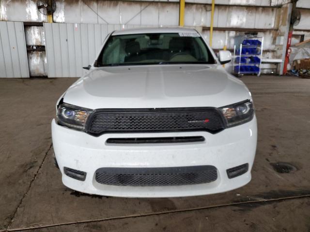 1C4RDHDG4LC102857 - 2020 DODGE DURANGO GT WHITE photo 5