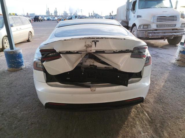 5YJSA1E68MF452097 - 2021 TESLA MODEL S WHITE photo 6