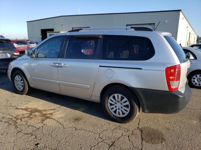 KNDMG4C79C6505078 - 2012 KIA SEDONA LX SILVER photo 2