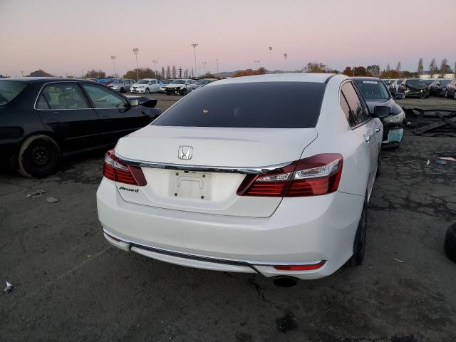 1HGCR2F33GA165367 - 2016 HONDA ACCORD LX WHITE photo 6