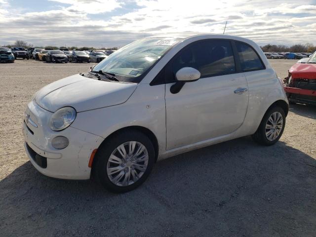 3C3CFFAR5CT384963 - 2012 FIAT 500 POP WHITE photo 1