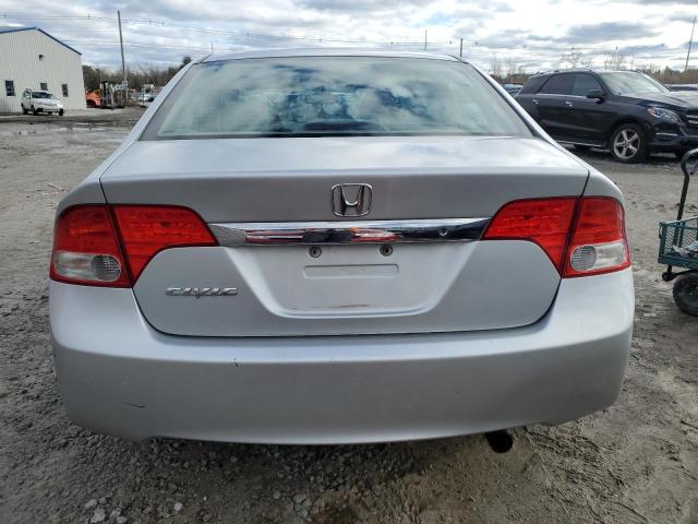 2HGFA1F51AH300693 - 2010 HONDA CIVIC LX SILVER photo 6