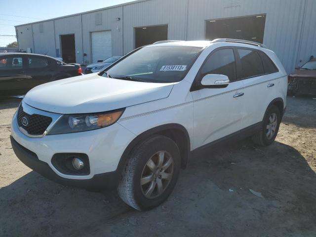 5XYKT3A62DG339959 - 2013 KIA SORENTO LX WHITE photo 1