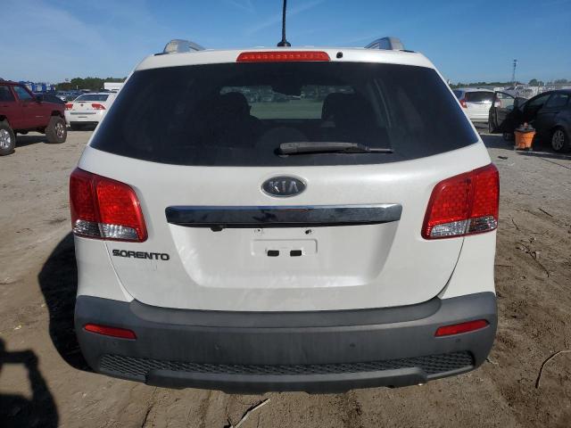 5XYKT3A62DG339959 - 2013 KIA SORENTO LX WHITE photo 6