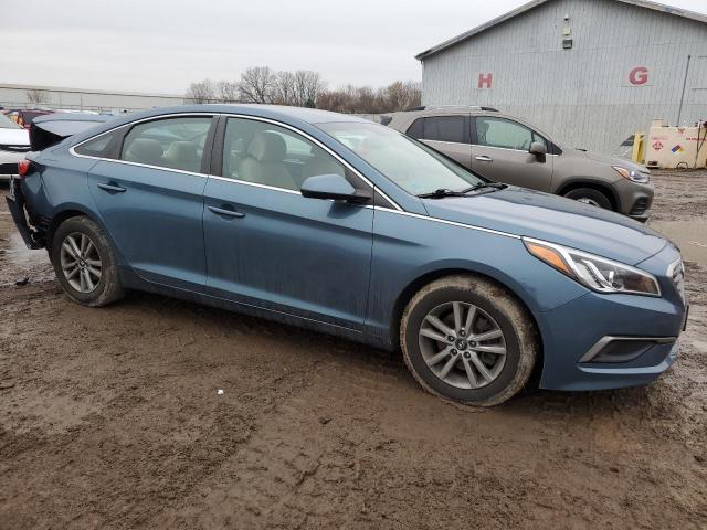 5NPE24AF7GH385905 - 2016 HYUNDAI SONATA SE BLUE photo 4