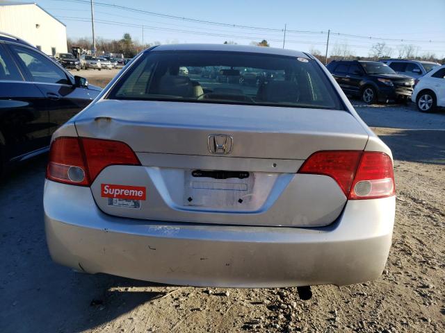 1HGFA16887L131200 - 2007 HONDA CIVIC EX SILVER photo 6