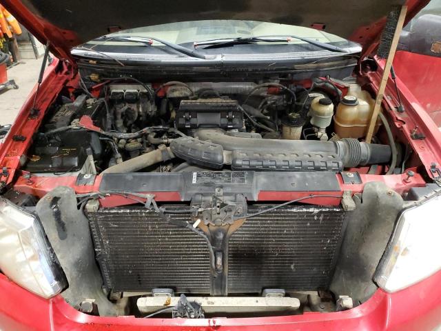 1FTPX14V87FB20660 - 2007 FORD F150 RED photo 11