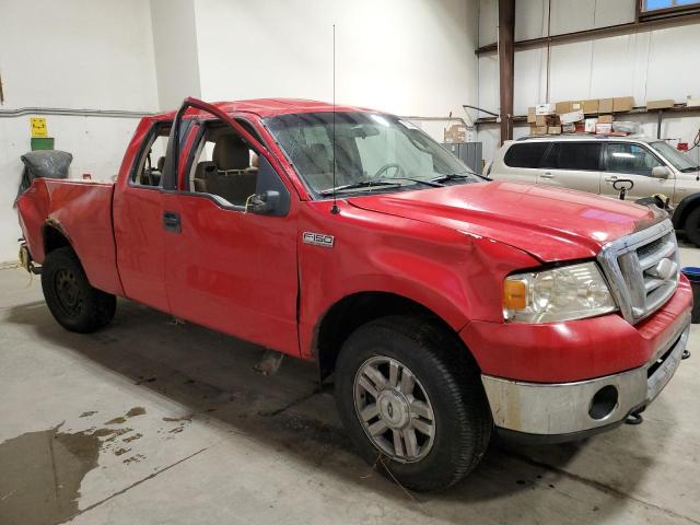 1FTPX14V87FB20660 - 2007 FORD F150 RED photo 4