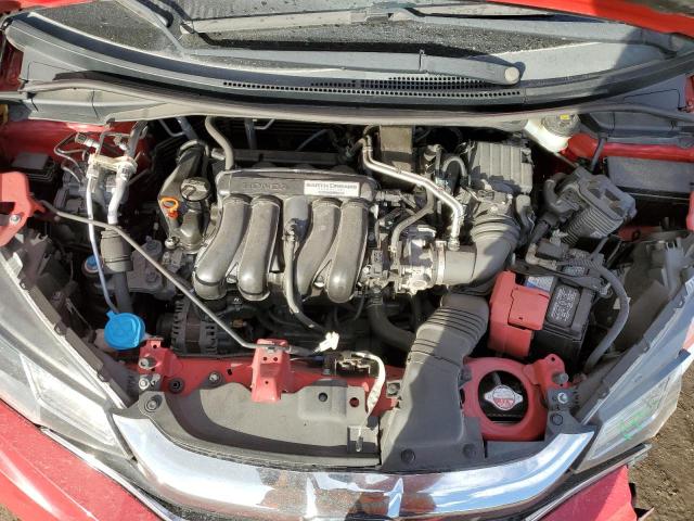 3HGGK5H42KM706403 - 2019 HONDA FIT LX RED photo 11