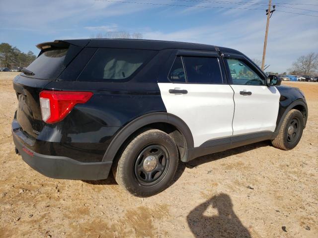 1FM5K8AB4LGB84669 - 2020 FORD EXPLORER POLICE INTERCEPTOR TWO TONE photo 3