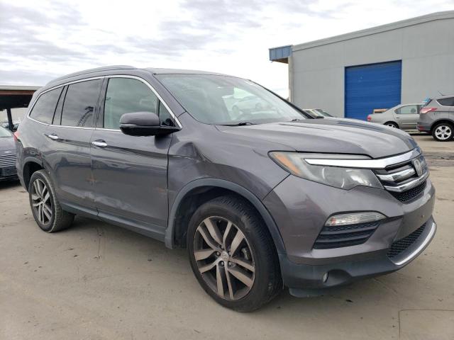 5FNYF6H02HB028405 - 2017 HONDA PILOT ELITE GRAY photo 4