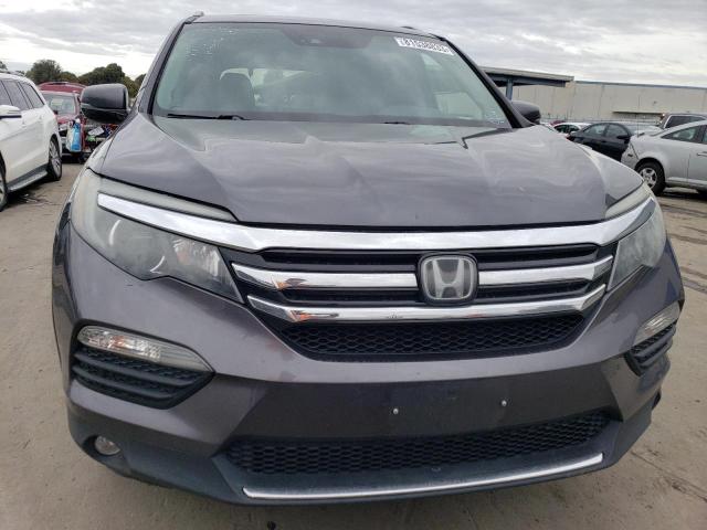 5FNYF6H02HB028405 - 2017 HONDA PILOT ELITE GRAY photo 5