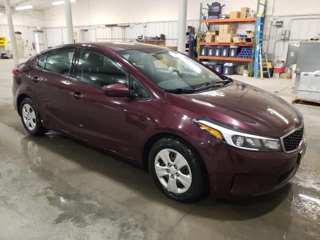 3KPFL4A72HE159108 - 2017 KIA FORTE LX MAROON photo 4