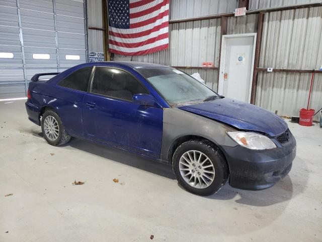 1HGEM229X5L011791 - 2005 HONDA CIVIC EX BLUE photo 4