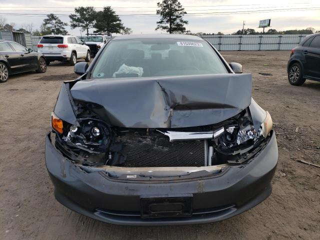 19XFB2F53CE026753 - 2012 HONDA CIVIC LX GRAY photo 5