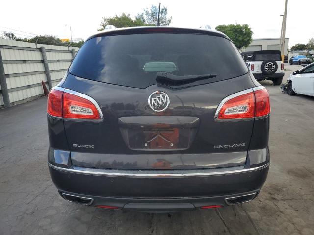 5GAKRCKDXFJ341491 - 2015 BUICK ENCLAVE BLACK photo 6