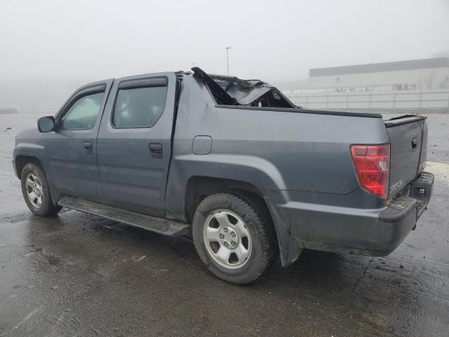 5FPYK1F28BB008189 - 2011 HONDA RIDGELINE RT GRAY photo 2