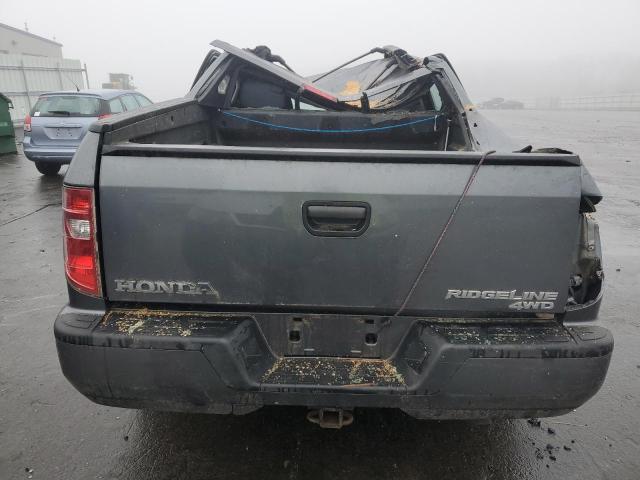 5FPYK1F28BB008189 - 2011 HONDA RIDGELINE RT GRAY photo 6