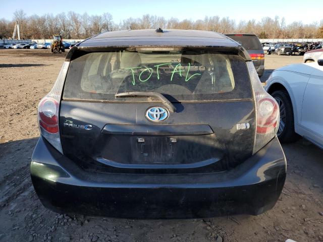 JTDKDTB34D1053645 - 2013 TOYOTA PRIUS C BLACK photo 6