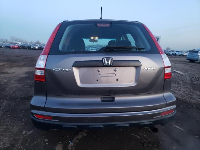 5J6RE4H37BL015105 - 2011 HONDA CR-V LX GRAY photo 6