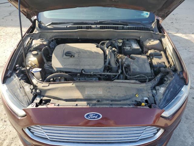 3FA6P0HD3GR287878 - 2016 FORD FUSION SE BROWN photo 11