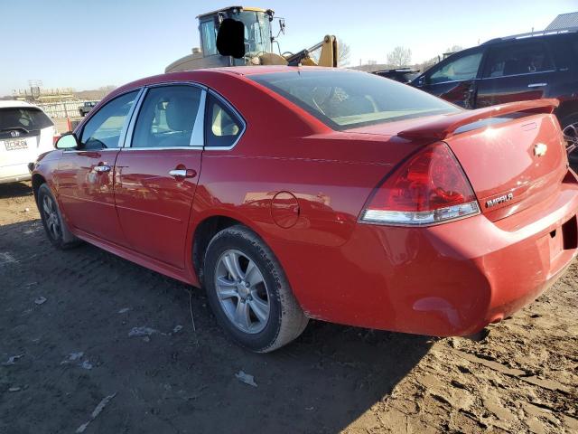 2G1WA5E35C1206617 - 2012 CHEVROLET IMPALA LS RED photo 2