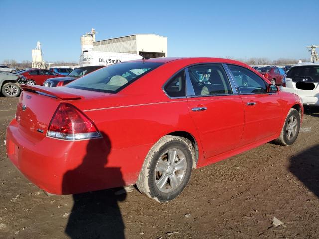 2G1WA5E35C1206617 - 2012 CHEVROLET IMPALA LS RED photo 3