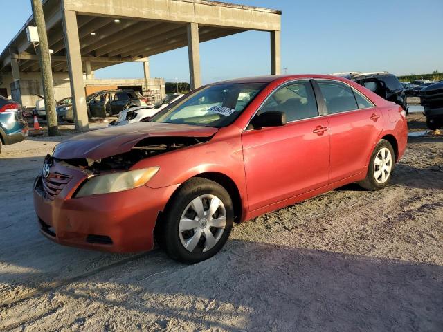 4T1BE46K97U177817 - 2007 TOYOTA CAMRY CE RED photo 1