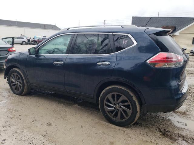 5N1AT2MV3GC788743 - 2016 NISSAN ROGUE S BLUE photo 2