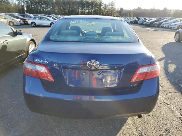 4T1BE46K07U154488 - 2007 TOYOTA CAMRY CE BLUE photo 6