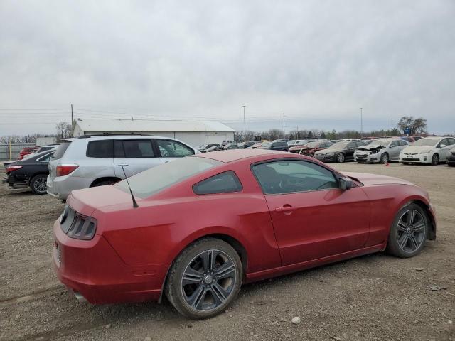 1ZVBP8AM6D5220771 - 2013 FORD MUSTANG RED photo 3