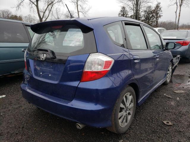 JHMGE8G54DC061970 - 2013 HONDA FIT SPORT BLUE photo 3