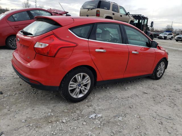 1FAHP3M20CL341869 - 2012 FORD FOCUS SEL RED photo 3