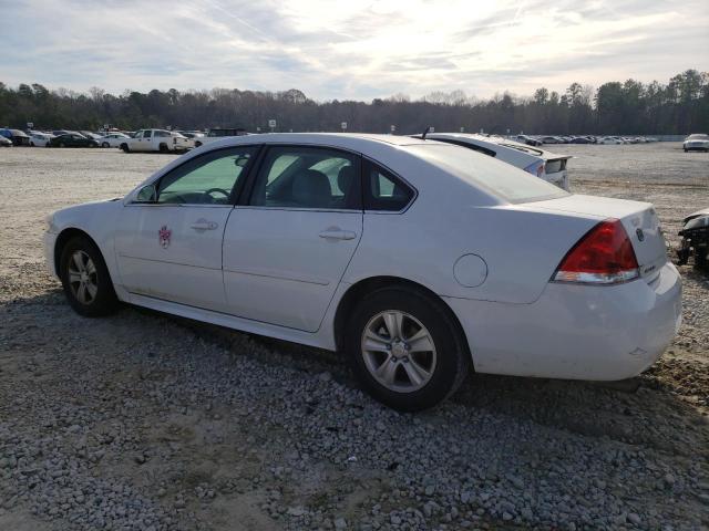 2G1WA5E34E1123926 - 2014 CHEVROLET IMPALA LIM LS WHITE photo 2