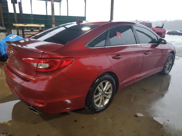 5NPE24AFXGH386983 - 2016 HYUNDAI SONATA SE RED photo 3