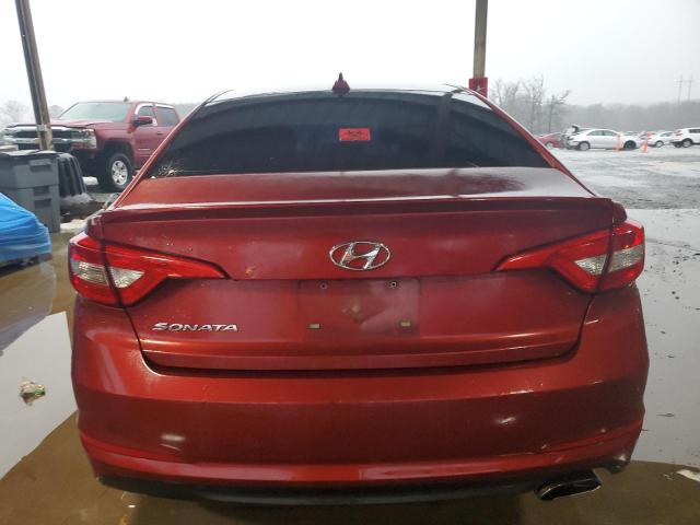 5NPE24AFXGH386983 - 2016 HYUNDAI SONATA SE RED photo 6