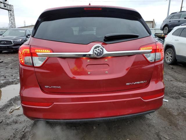 LRBFX1SAXJD008147 - 2018 BUICK ENVISION ESSENCE Կարմիր լուսանկար 6
