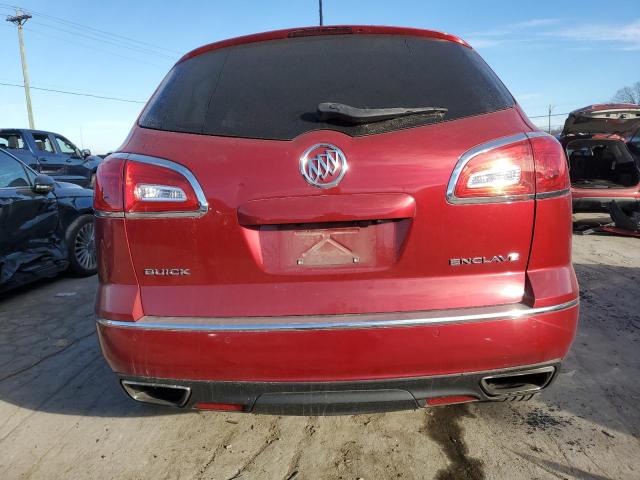 5GAKRBKDXEJ303459 - 2014 BUICK ENCLAVE RED photo 6