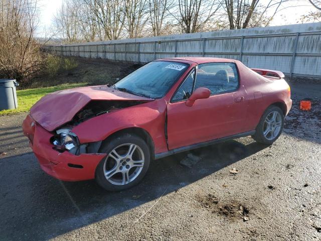 JHMEH6246TS002148 - 1996 HONDA CIVIC DEL SOL S RED photo 1