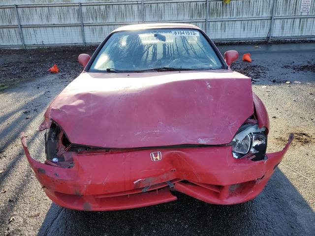 JHMEH6246TS002148 - 1996 HONDA CIVIC DEL SOL S RED photo 5