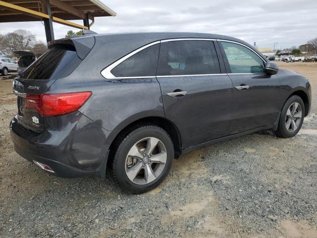 5FRYD4H26GB031834 - 2016 ACURA MDX GRAY photo 3