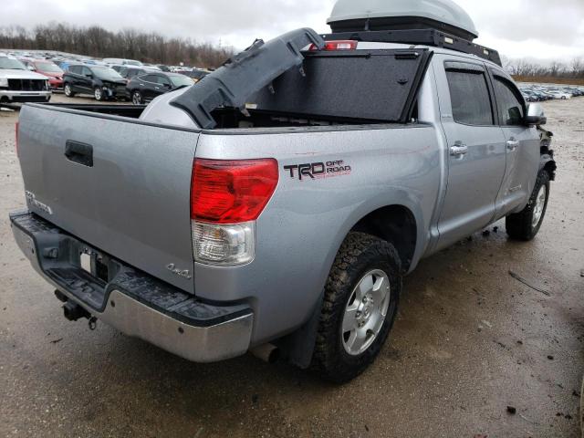 5TFHY5F11CX259701 - 2012 TOYOTA TUNDRA CREWMAX LIMITED SILVER photo 3